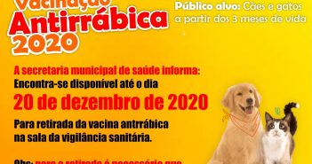 Informativo Vacinação Antirrábica