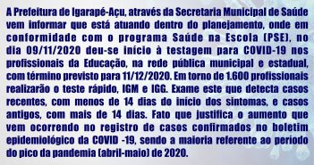 Informativo Covid
