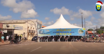 Esclarecimento sobre a retirada da tenda em frente à Casa Lotérica