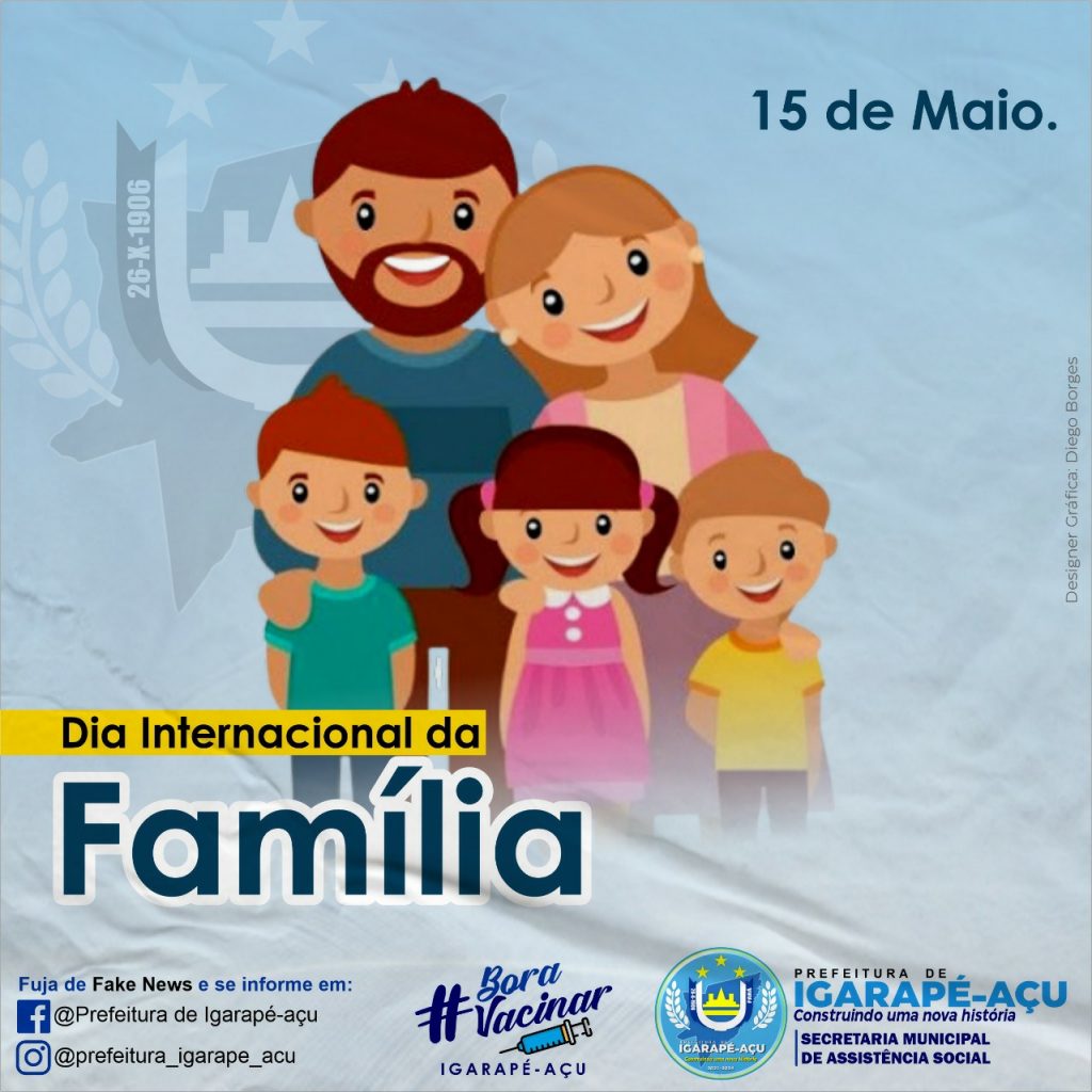 15 de Maio Dia Internacional da Família - Prefeitura Municipal de ...