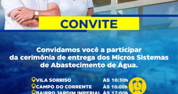 Cerimônia de Entrega dos Micros Sistemas de Abastecimento de Água