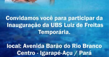 Convite Inauguração UBS temporária