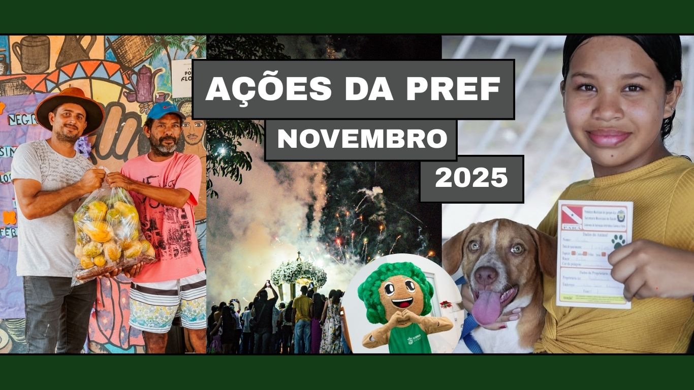 Saiba quais foram algumas das Ações realizadas pela gestão municipal em novembro