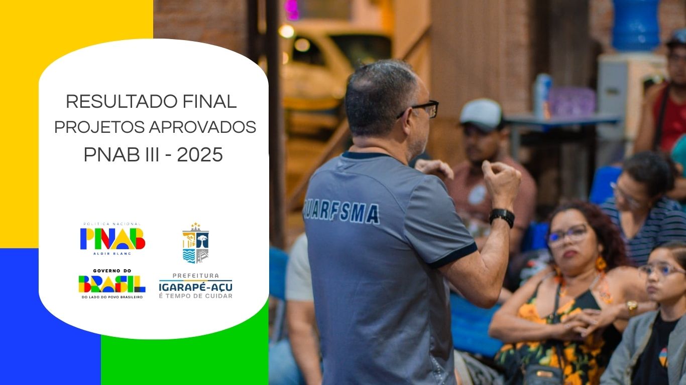 Resultado Final dos Projetos Aprovados – PNAB III