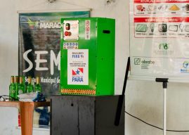 Ecopontos em Algodoal e Fortalezinha recebem trituradores de vidro