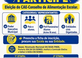 Eleição do CAE – Conselho de Alimentação Escolar