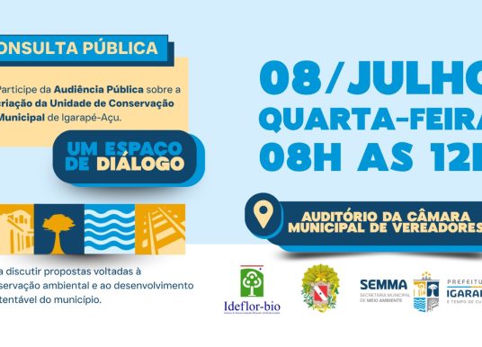 Prefeitura de Igarapé-Açu realiza consulta pública para criação da primeira Unidade de Conservação Ambiental do município